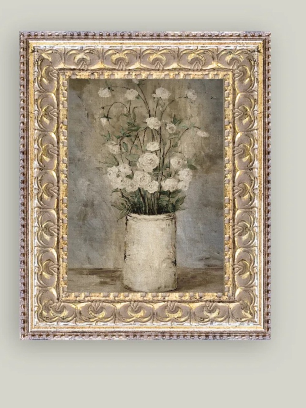 Long Stem White Roses Framed Print